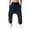 CL275 Navy, variant on Men Trousers Solid Color Mid Waist Elastic Pocket Drawstring Harem Jogger Summer Fashion Handsome Outdoor Daily Wear Men's Pants Size Xl Navy