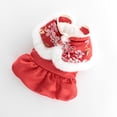thumbnail image 4 of vnanda Pet Dress for Dogs Dog Suit New Year Costume Stylish Pet Dress Button Closure Exquisite Details Cat Dress for Festive Precise Wiring Pet Dress, 4 of 8
