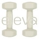 thumbnail image 3 of Par De Mancuernas Hexagonales ELEVA ELEVA-KOS3 Con Forro De Neopreno 3 Lb Color Café Dingo, 3 of 4
