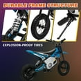 thumbnail image 5 of Electric Dirt Bike for Kids 6+, 24V Motorcycle, Electric Motorbike, 5-10 mph, High/Low Speeds-Blue, 5 of 7