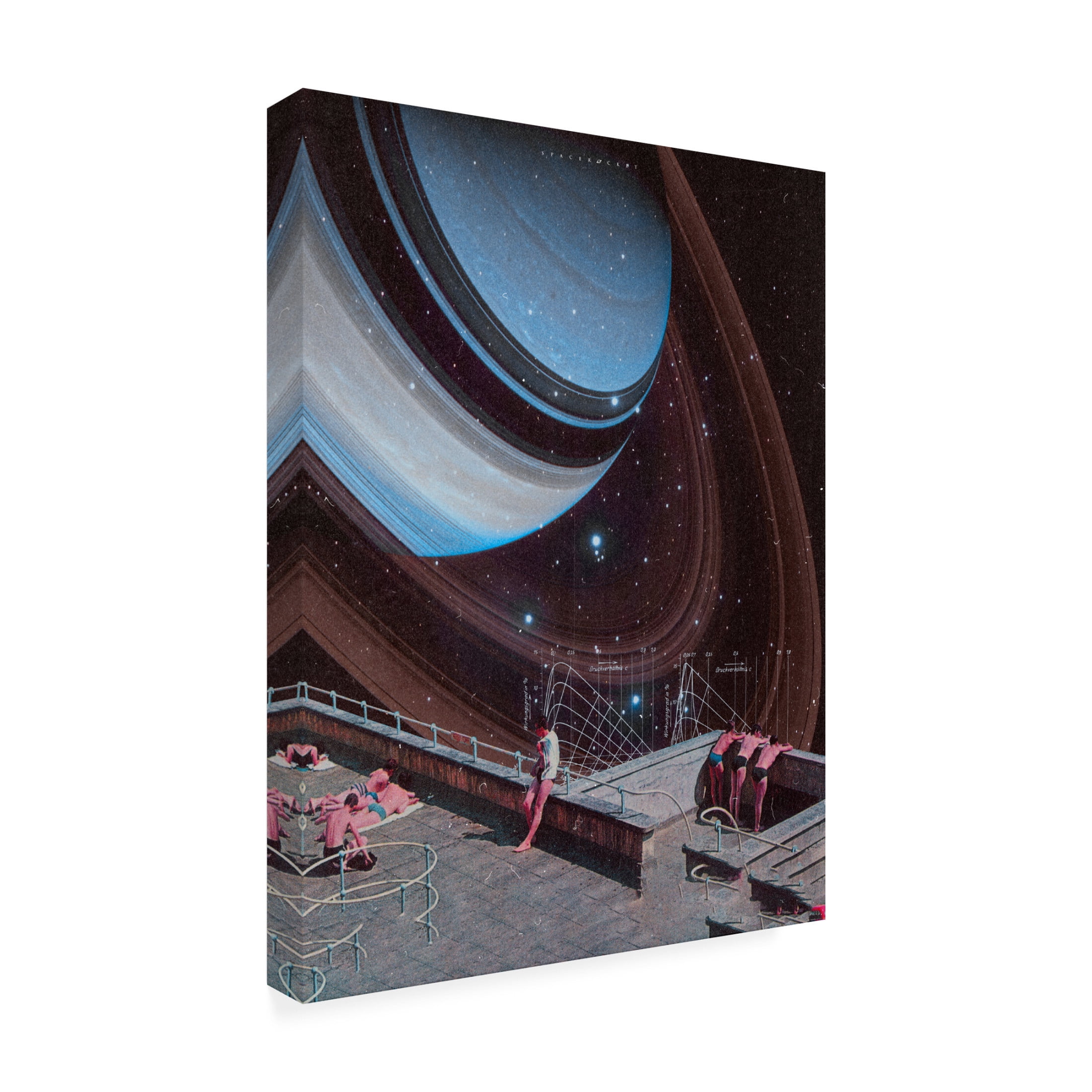 Trademark Fine Art spacerocket art 454 Canvas Wall Art