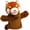 Raccoon, variant on Hand Puppet Soft Head Gloves Toy for Classroom Stage, fox Hand Puppets, Realistic Role Play Toy, Storytelling Puppets, Toy for Party Favors, Games, fox