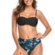 thumbnail image 1 of Traje de baño de mujer estampado de 2 piezas de bikini cómodo de cintura alta de color sólido estilo playa OAVQHLG3B Store  lin121212, 1 of 4