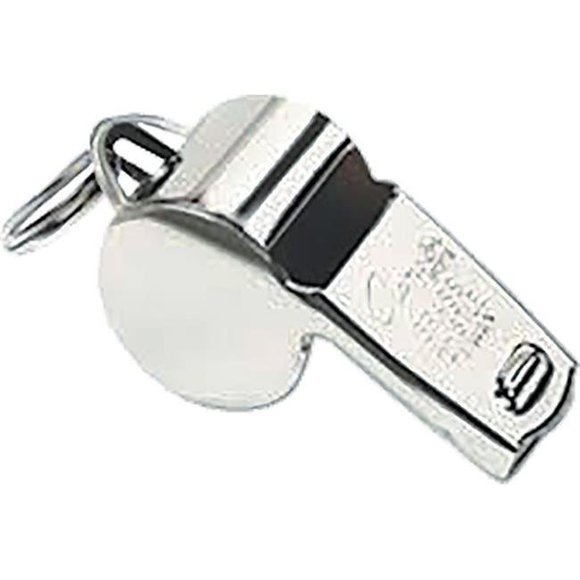 Champion Sports EWHISTLE Electronic Medium-Weight Metal Whistle, Silver