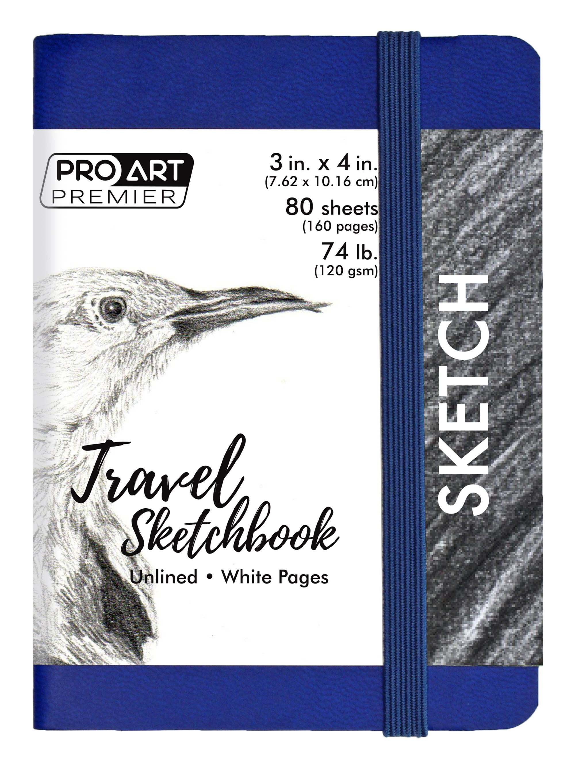 Pro Art Premier Drawing Book Travel 9x 6 Ivory 92lb Black 60