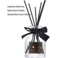 thumbnail image 2 of 150ml/5oz Empty Glass Diffuser Bottle Diffuser Jars Aromatherapy Storage Container Fragrance Accessories Use for DIY Replacement Reed Diffuser Sets (Transparent), 2 of 8