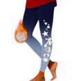 thumbnail image 4 of Leggings deportivos Gibobby mujer cintura alta estampados navideños azul M, 4 of 5