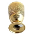 thumbnail image 4 of Pure Brass Glass Tumbler With Embossed Goblet Design Set Of 6 - Gold, 350ml Each | Drinkware & Tableware, Tumbler For Serving & Drinking Water Tableware - Hand Made, Easy To Carry, Easy To Clean, 4 of 5