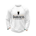 thumbnail image 2 of Men's Hello Darkness My Old Friend Long Sleeve Crew Neck Graphic Sweatshirt, 2 of 5