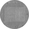 thumbnail image 1 of Ahgly Company Indoor Round Abstract Gray Contemporary Area Rugs, 5' Round, 1 of 1