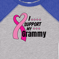 thumbnail image 4 of Inktastic Breast Cancer Awareness I Support My Grammy with Pink Ribbon Boys or Girls Baby Bodysuit, 4 of 5