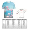 thumbnail image 2 of Vibe Blooming Tulips Women's T-Shirt Short Sleeve T Shirts Tops Tee Ladies Loose T, 2 of 6