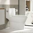 thumbnail image 2 of DeerValley Concord DV-1F52626 One-Piece Toilet 1.28 GPF Standard Toilets Ceramic in White Elongated Toilets with Left Trip Lever, 2 of 20