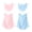 pink, blue, variant on 4 Pack Summer UPF 50+ Sun Protection Face Mask & Neck Gaiter Set - Cooling Breathable Cover for Hiking, Cycling, Travel, Outdoor Activities (Black & Gray)