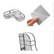 thumbnail image 4 of Ounissouiy Estante de esquina de hierro creativo para dormitorio, baño, inodoro, estante de triangular sin perforación, estantes para Almacenamiento y organización del hogar, 4 of 6