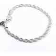 thumbnail image 2 of Fashion Wave Chain Twisted Round Charm Bracelet Bangle Party Jewelry Gift for Women Men Girls Boys, 2 of 4