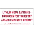 thumbnail image 2 of Labelmaster L395 Dot Lithium Battery Marking, Paper, 4" x 2" (Pack of 500), 2 of 3