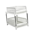thumbnail image 4 of Organizador de gabinete extraíble de 2 niveles para condimentos, para despensa y cocina Blanco, 4 of 9