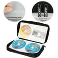 thumbnail image 4 of Coofit CD Case 96 Capacity Nylon Heavy Duty DVD Holder CD Organizer CD Storage Case, 4 of 10