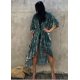 thumbnail image 1 of 2022 Bikini Cover-ups Negro Retro Rayas Con cinturón propio Ropa de verano para mujer Vestido de kimono Ropa de playa Traje de baño Cubrirse Q1225 esquí esquí Gafas de esquí, 1 of 1