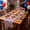 60 Inch, variant on Patriotic Diagonal Striped Table Runner 78 Inch Water-resistant Polyester for 4th of July Backyard BBQ Kitchen Dining Party Decor
