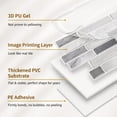 thumbnail image 4 of Stick3D 10Pcs 3D Peel and Stick Backsplash 12"x12" Self-Adhesive Wall Tile for Kitchen Bathroom, Marble Gray, 4 of 7
