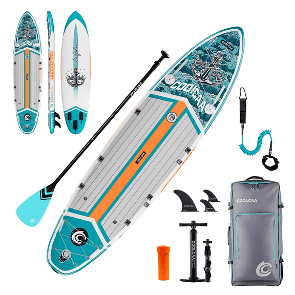 11'8" Anchor Wing Inflatable Paddle Board Package with Carbon Fiber Paddle