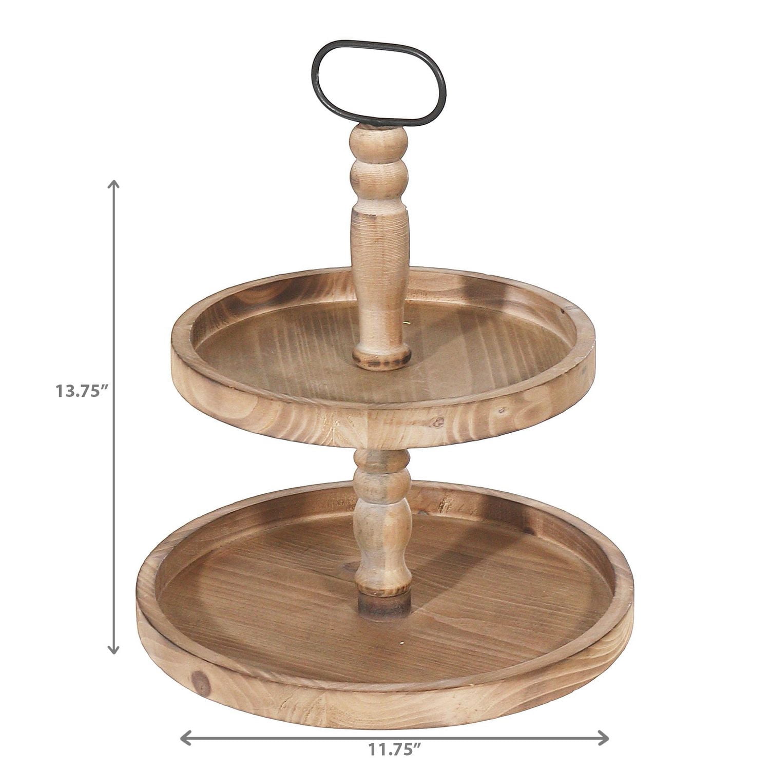 IH Casa Decor 2 Niveaux En Bois Rond