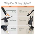 thumbnail image 4 of Luces de Cadena Brightech Ambience Pro 32 m 34 Bombillas Blanco Suave, 4 of 6