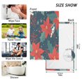 thumbnail image 6 of Yayeee 2 Pack Hand Towels for Bathroom 100% Cotton 16" x 28" Kitchen Towel, Christmas Berries, 6 of 7