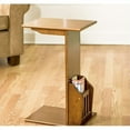 thumbnail image 5 of Southern Enterprises Table à Collation Upton Magazine, Chêne Mission (Ensemble de 1), 5 of 5