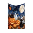 thumbnail image 3 of Halloween Blanket 39.4x27.6in Flannel Throw Halloween Themed for Couch Bedroom Decor by OVFUIZ, 3 of 8