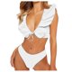 thumbnail image 1 of Conjunto de Bikini Bandeau para mujer, traje de baño brasileño con realce, ropa de playa, 1 of 5