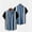 Blue, variant on matoen Men's Summer Fashion Hawaiian Style Short Sleeve Casual