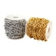thumbnail image 1 of 2 de Cadena de Cable de Acero Inoxidable Dorado Y Plateado Cadenas de Fabricación de Eslabones Ovalados para Collares Colgantes Pulser Sunnimix Cadena para hacer joyas, 1 of 7