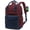 Dark Blue Burgundy-USB Upgrade, variant on KL928 15.6 Inch Laptop Backpack for Women - Waterproof USB Port Travel Bag, Fashionable Teacher Nurse College Bookbag, Vintage Daypack for School Work