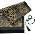 thumbnail image 1 of Muslim Prayer Rug with Prayer Beads - Prayer Mat - Prayer Rug - Prayer Matt Islam - Islamıc Prayer Mat - Travel Prayer Mat - Tasbih Prayer Beads - Islamic Gifts - 99 Prayer Beads Included (Green), 1 of 6