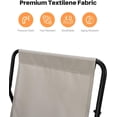thumbnail image 6 of Outdoor Rocking Chair, Metal Patio Rocking Chair, Indoor Rocking Chair with Cushion, Papasan Rocking Lounge Chair, Comfy Modern Rocker Chair for Porch, Living Room, Garden, Backyard, Off-White, 6 of 9
