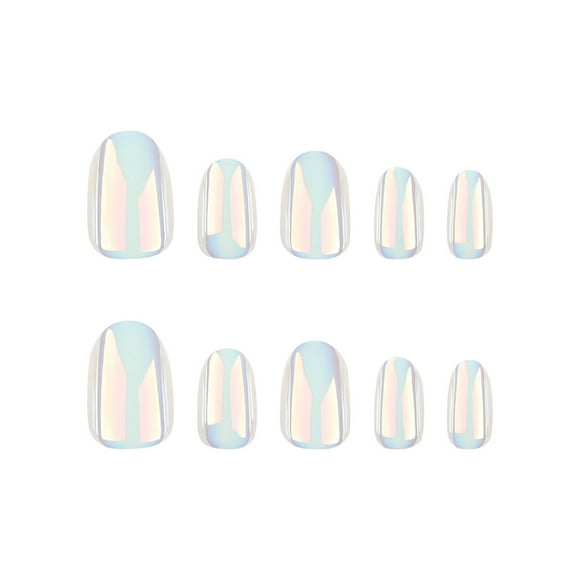 KBANNICAL Coated White Solid Color Manicure Nails Border Wearable Nails Rest Arm Pad for Nails Straight Nails Tips Long French Tip on Nails round on Nail Tips on Nails French Tip