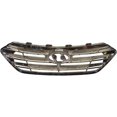 thumbnail image 5 of New Painted Gray Grille Assembly Compatible With Hyundai Santa Fe Sport Base 4 Cyl 2.4L Santa Fe Sport SE 4 Cyl 2.0L Santa Fe Sport SE 4 Cyl 2.4L 2017-2018 By HY1200202 863514Z510, 5 of 6