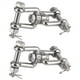 thumbnail image 4 of 2 grilletes giratorios de anclaje de acero inoxidable 304 con conector de anillo giratorio y seguro M8, 4 of 14