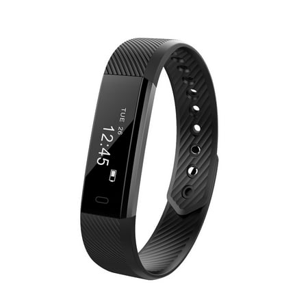 Fitness Tracker Smart Bracelet BT Call Reminder Remote Self-Timer Smart Watch Activity Tracker Calorie Counter Wireless Pedometer Sports Band Sleep Monitor for Android iOS (Best Calorie Counter Band)