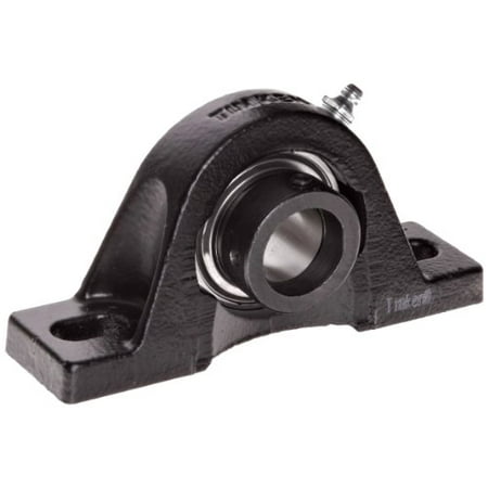 Timken RAK2 Pillow Block, 2 Bolt Holes, Relubricatable, Non-Expansion, Cast Iron, Eccentric Locking Collar, Steel Insert, Inch, 2