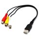 thumbnail image 4 of Cable USB a 3 RCA Cable USB a 3 RCA RGB Video AV Cable adaptador convertidor Cable conector Cable Adecuado para TV PC DVR, 4 of 5