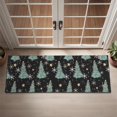 thumbnail image 2 of Black Christmas Tree Pattern Door Rugs,Washable Non Slip Door Mats Indoor,Decorative Door Mats,Entry Mat Indoor for Entrance,Bedroom,Kitchen,Bathroom,16"x47", 2 of 6