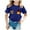 Navy, variant on LUOGENLI Tank Tops for Girls 14 2024 Children's European Cup Fashion Team Printed Short Sleeve Round Neck Top T Shirt0 Girls Summer Tops Size 6/7 Girls Summer Tops Size 6 8-9 Years