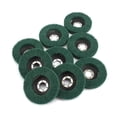 thumbnail image 5 of 1/5 / 10Pcs 4inch 100 mm Nylon Fiber Flap Pulido disco de la rueda 180 Grit for Angle Grinder for Madera Metal Buffing, 5 of 5