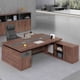 thumbnail image 3 of Living Room Modern Office Desks Conference Drawers Workstation Executive Office Desks Writing Free Shipping Scrivania Furnitures My Lux Decor Round, 3 of 30