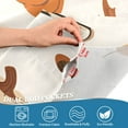 thumbnail image 5 of Yayeee Kitchen Curtains Tier Set of 2 Light Filtering 57"x24" Over Sink Window Panels, Hand Drawn Pumpkin, 5 of 7