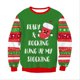 thumbnail image 3 of Suéter navideño falso divertido, suéter navideño feo unisex para hombres y mujeres para vacaciones, suéter de elfo de Papá Noel, ropa navideña para otoño e invierno, 3 of 5